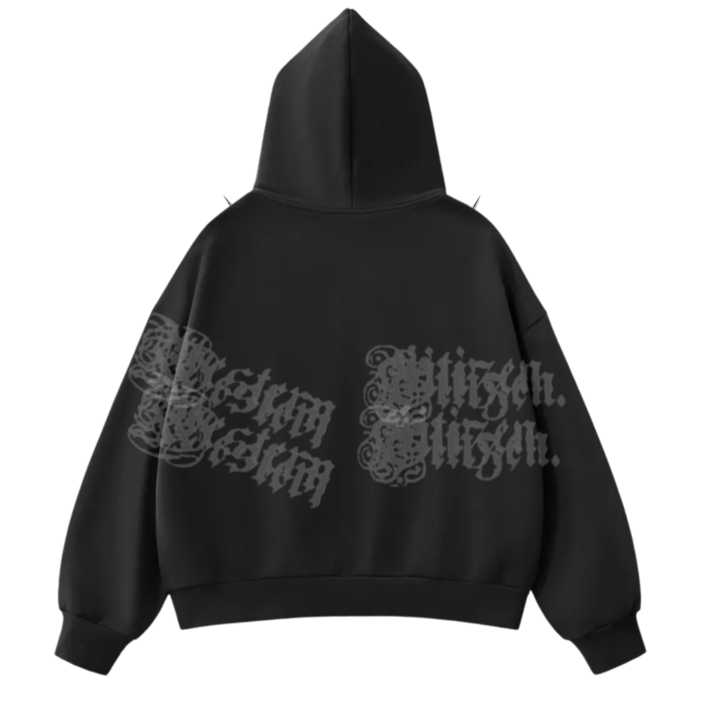 Spiked Full-Zip Hoodie